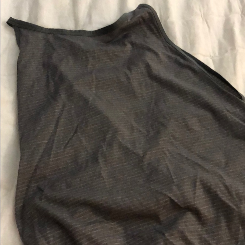 Grey running tank